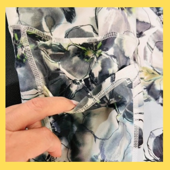 RBX leggings size medium, grey, white & green. - Picture 3 of 7